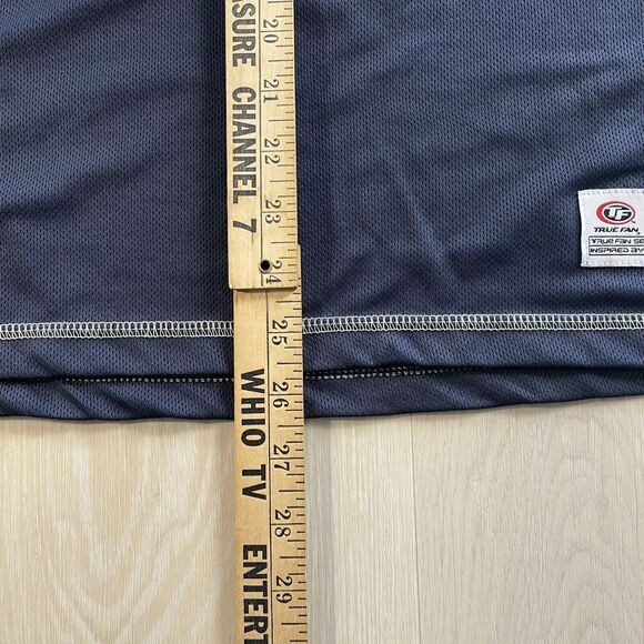 Tampa Bay Rays Shirt Men’s Medium MLB True Fan V-Neck Blue Baseball Stitching - Picture 8 of 16